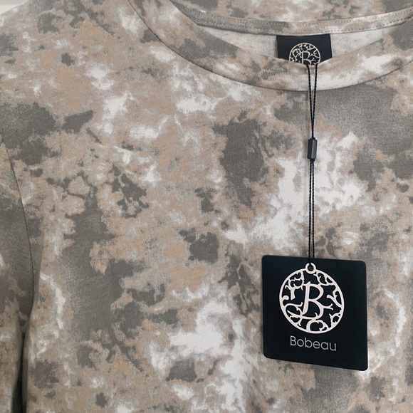 NWT Bobeau 100% Cotton Long Sleeve Top - Picture 2 of 4